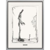 Alberto Giacometti: Bild 'Dessin I (Groß und klein)', gerahmt