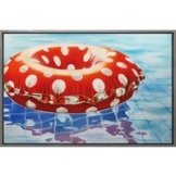 Alex Krull: Bild 'Schwimmring' (2025) (Original / Unikat), gerahmt