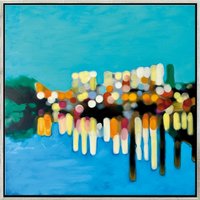 Angela Wichmann: Bild 'Horizon' (2024) (Original / Unikat), gerahmt