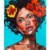 Anna Schellberg: Bild 'Caribbean Queen' (2024) (Original / Unikat), auf Keilrahmen