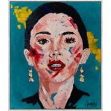 Anna Schellberg: Bild 'Gold' (2023) (Original / Unikat), gerahmt