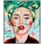 Anna Schellberg: Bild 'New Jade' (2024) (Original / Unikat), gerahmt