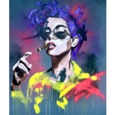 Anna Schellberg: Bild 'Royal Flush' (2024) (Original / Unikat), auf Keilrahmen