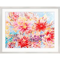 Ansgar Skiba: Bild 'Flowers-Sommergarten' (2021) (Original / Unikat), gerahmt