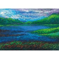 Ansgar Skiba: Bild 'Maar' (2012) (Original / Unikat), auf Keilrahmen