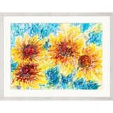 Ansgar Skiba: Bild 'Sunflowers' (2022) (Original / Unikat), gerahmt