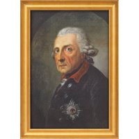 Anton Graff: Bild 'Friedrich der Große, König von Preußen' (1781), gerahmt