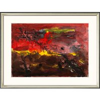Armin Mueller-Stahl: Bild 'Baumlandschaft II' (2009), gerahmt