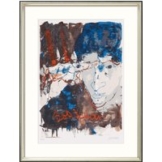 Armin Mueller-Stahl: Bild 'Bob Dylan' (2016), Version schwarz-silberfarben gerahmt