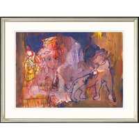 Armin Mueller-Stahl: Bild 'Menschheitszirkus' (2008), gerahmt