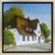 Arnold Voet: Bild 'Friesenhaus I' (2026) (Original / Unikat), gerahmt