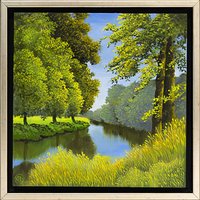 Arnold Voet: Bild 'Frühsommer' (2026) (Original / Unikat), gerahmt