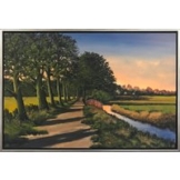 Arnold Voet: Bild 'Late Afternoon' (2022) (Original / Unikat), gerahmt