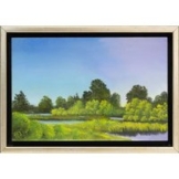 Arnold Voet: Bild 'Marschlandschaft' (2026) (Original / Unikat), gerahmt