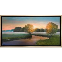 Arnold Voet: Bild 'Morning Glow' (2026) (Original / Unikat), gerahmt