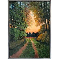 Arnold Voet: Bild 'Walking into the Light' (2025) (Original / Unikat), gerahmt