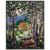 Artan Shabani: Bild 'Sun-Nourished Trees' (2024) (Original / Unikat), gerahmt