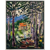 Artan Shabani: Bild 'Sun-Nourished Trees' (2024) (Original / Unikat), gerahmt