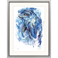 Audrey Hagemann: Bild 'Delfin', gerahmt
