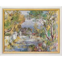 Auguste Renoir: Bild 'L´Estaque' (1882), gerahmt
