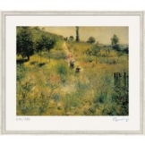 Auguste Renoir: Bild 'Weg durch die Wiesen' (1876/77), gerahmt