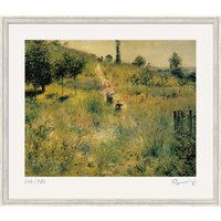 Auguste Renoir: Bild 'Weg durch die Wiesen' (1876/77), gerahmt