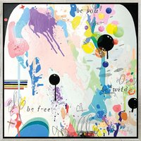Bea Schubert: Bild 'Be Free Be Wild Be You' (2024) (Original / Unikat), gerahmt