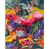 Ben Kamili: Bild 'Blumengarten VI' (2023) (Original / Unikat), auf Keilrahmen