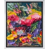 Ben Kamili: Bild 'Blumengarten VI' (2023) (Original / Unikat), gerahmt