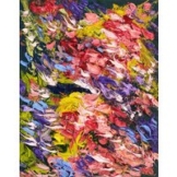 Ben Kamili: Bild 'Gartenblumen' (2023) (Original / Unikat), auf Keilrahmen