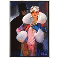 Bernard Peltriaux: Bild 'Couleur de la nuit', gerahmt