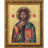 Bildikone 'Christus Pantokrator', gerahmt