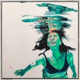 Brigitte Yoshiko Pruchnow: Bild 'I am Enough' (Original / Unikat), gerahmt