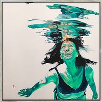 Brigitte Yoshiko Pruchnow: Bild 'I am Enough' (Original / Unikat), gerahmt