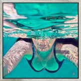 Brigitte Yoshiko Pruchnow: Bild 'Underwater Love' (Original / Unikat), gerahmt