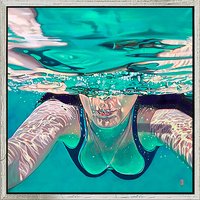 Brigitte Yoshiko Pruchnow: Bild 'Underwater Love' (Original / Unikat), gerahmt