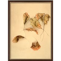 Bruno Bruni: Bild 'Autunno II (Herbstlaub II)' (1987), gerahmt