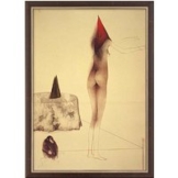 Bruno Bruni: Bild 'Das Spiel mit dem Affen' (1983), gerahmt