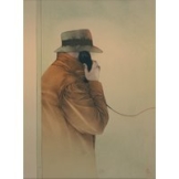 Bruno Bruni: Bild 'Ein entscheidender Anruf' (1985), ungerahmt
