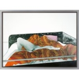Bruno Bruni: Bild 'Il letto rigato' (1991), gerahmt