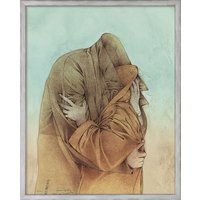 Bruno Bruni: Bild 'Monumento. Storia segreta incognita', Version silberfarben gerahmt