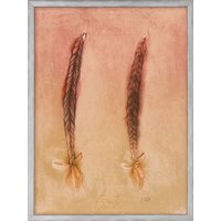 Bruno Bruni: Bild 'Per Giuletta' (1989), Version silberfarben gerahmt