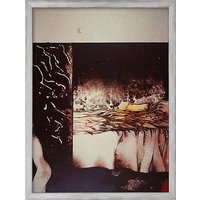 Bruno Bruni: Bild 'Unberührt' (1974), Version silberfarben gerahmt