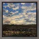 Burkhard Kern: Bild 'Am Acker II' (2023) (Original / Unikat), gerahmt