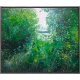 Burkhard Kern: Bild 'Lichtquelle II' (2023) (Original / Unikat), gerahmt