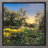 Burkhard Kern: Bild 'Sonnenglanz' (2023) (Original / Unikat), gerahmt