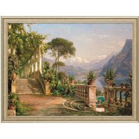 Carl Frederic Aagaard: Bild 'Lodge on Lake Como', gerahmt