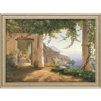 Carl Frederic Aagaard: Bild 'View to the Amalfi Coast', gerahmt