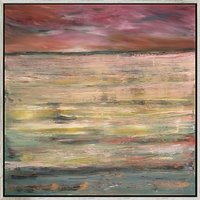 Carmen Lütkehaus: Bild 'Afterglow' (2023) (Original / Unikat), gerahmt