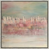 Carmen Lütkehaus: Bild 'Rose Sailing Part II' (2024) (Original / Unikat), gerahmt